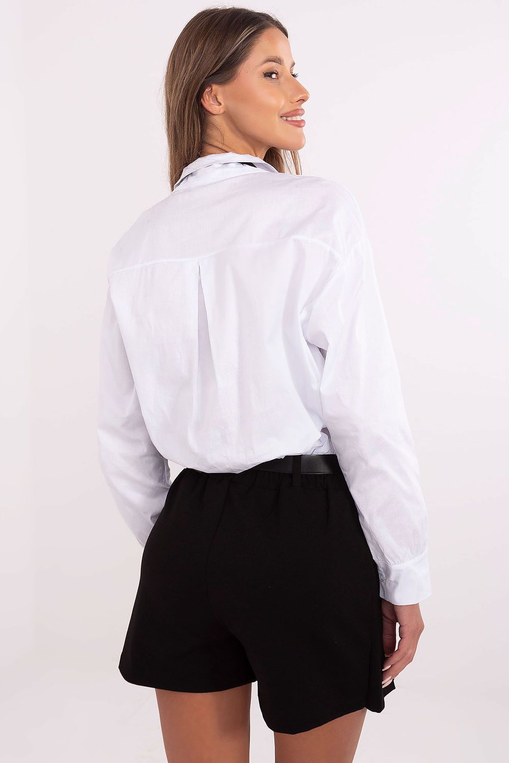  Langærmet skjorte model 204393 Italy Moda 