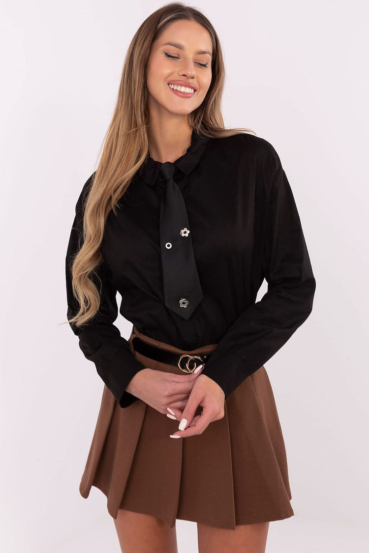  Langærmet skjorte model 204397 Italy Moda 