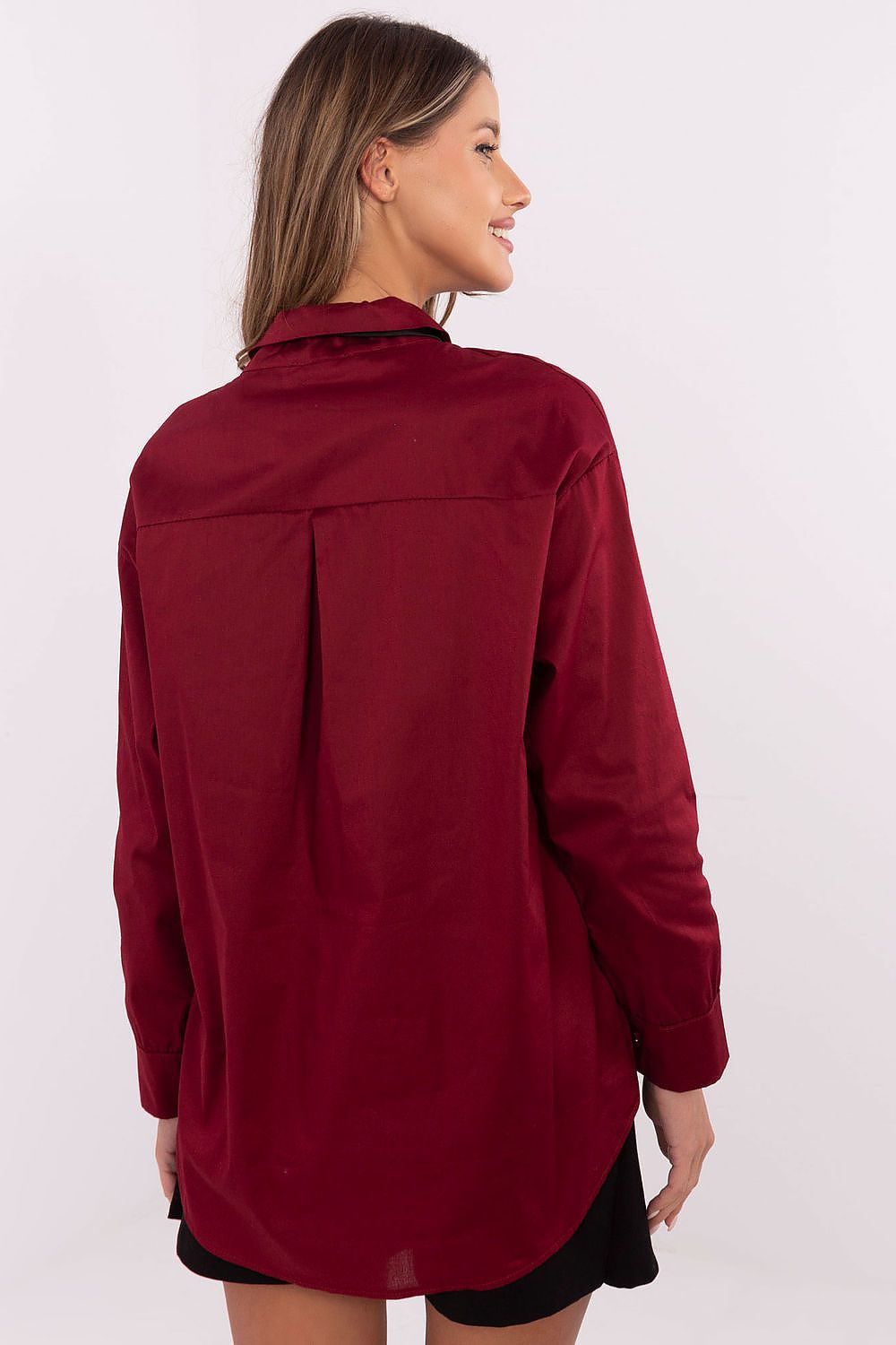  Langærmet skjorte model 204399 Italy Moda 