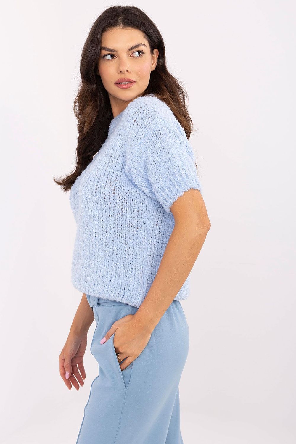  Kortærmet sweater model 206943 Italy Moda 