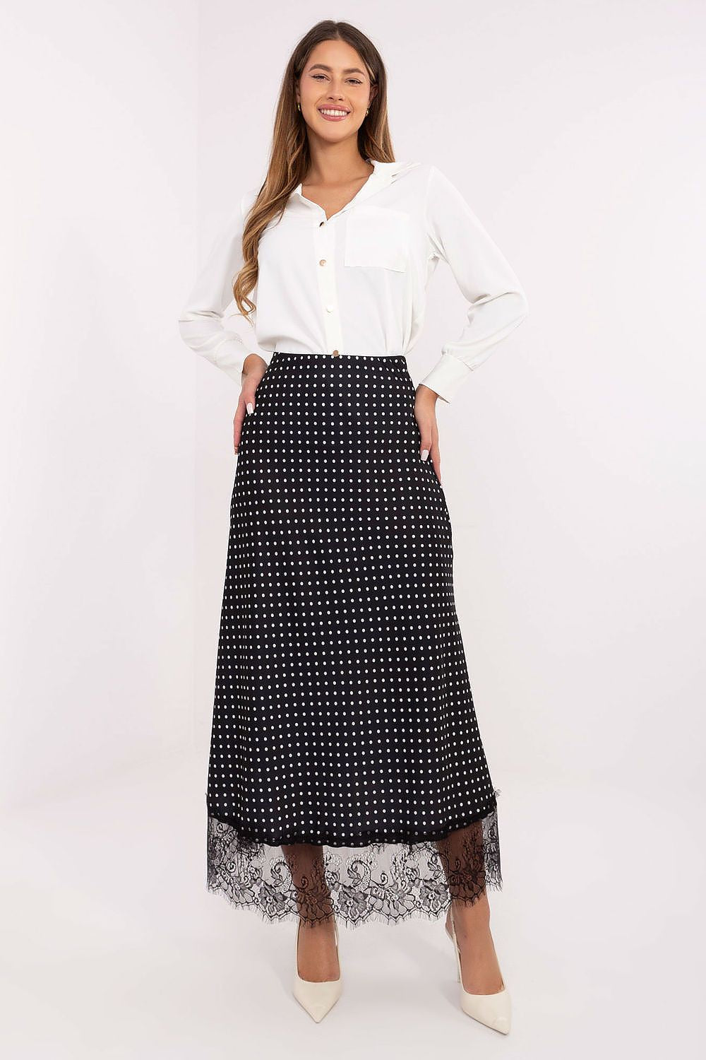  Lang nederdel model 219866 Rue Paris 