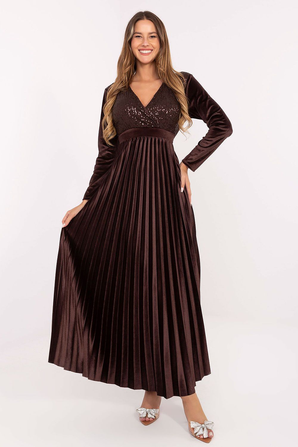  Lang kjole model 220046 Italy Moda 