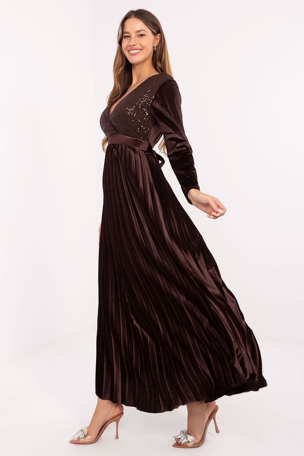  Lang kjole model 220046 Italy Moda 