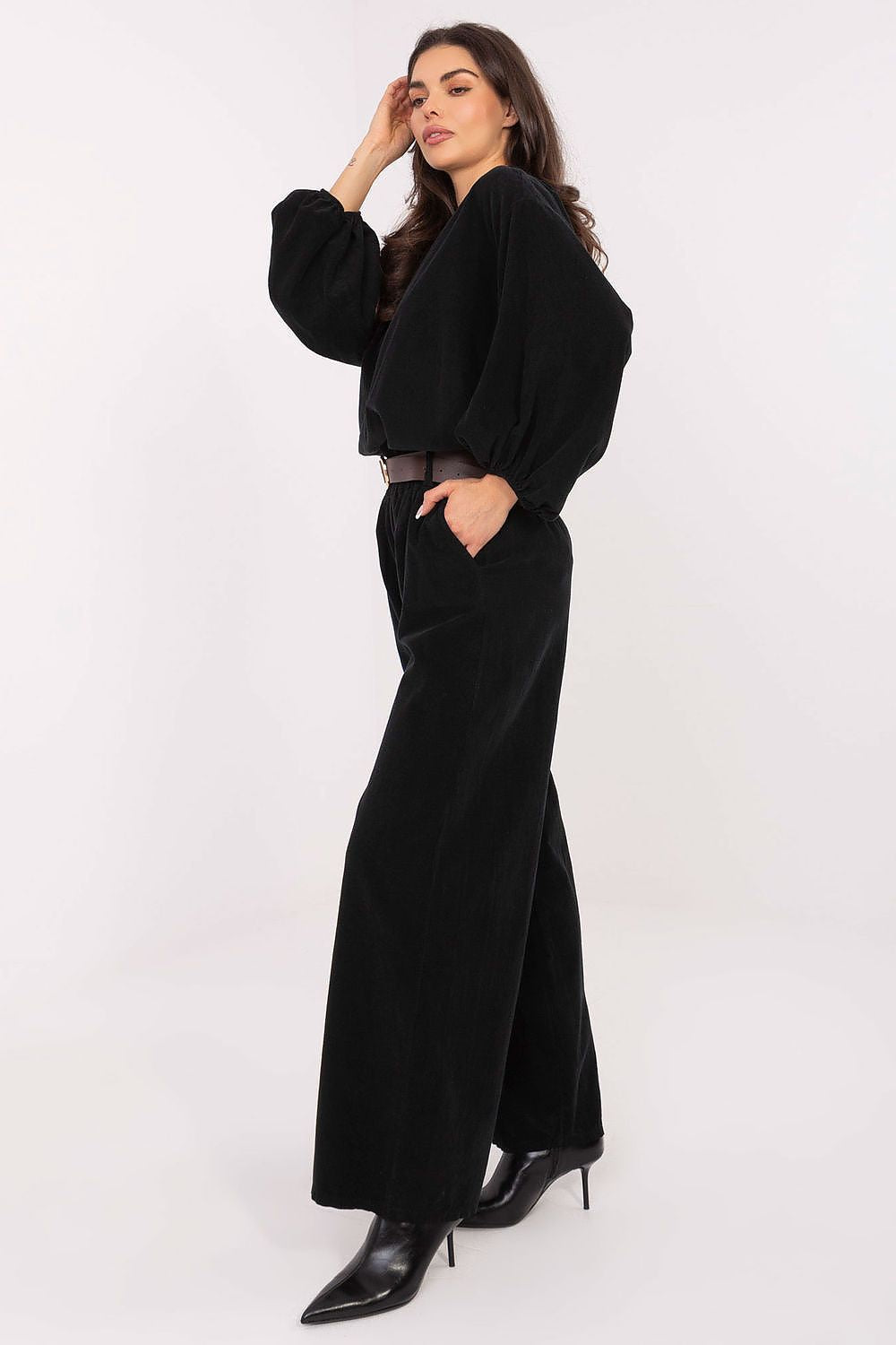  fløjlsbukser model 220280 Italy Moda 