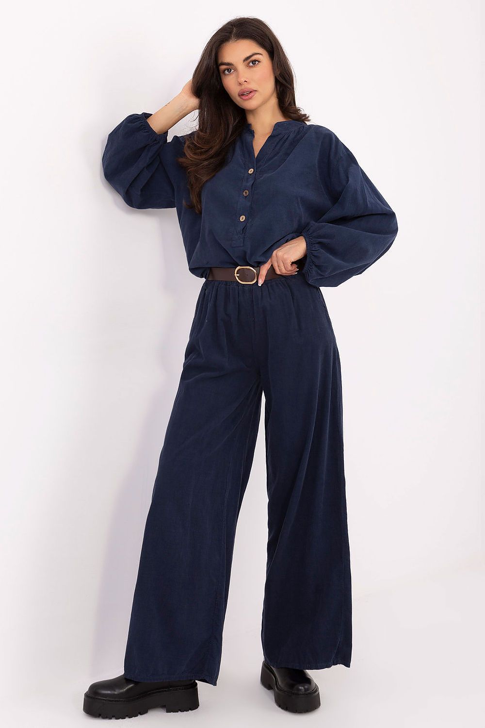  fløjlsbukser model 220281 Italy Moda 