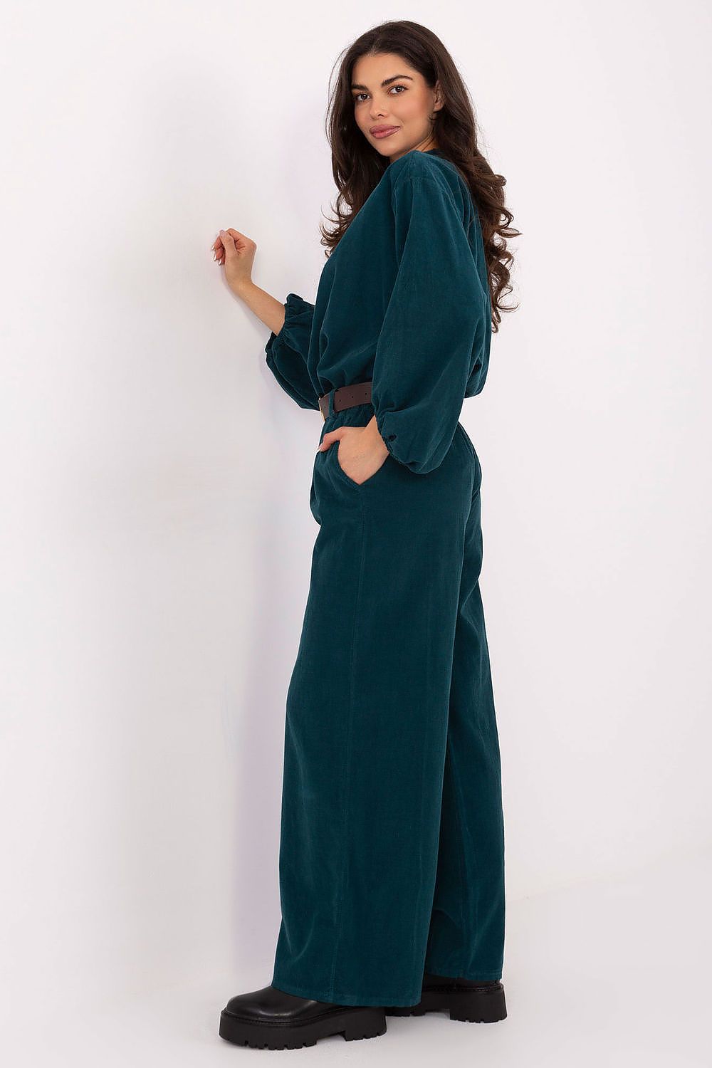  fløjlsbukser model 220284 Italy Moda 