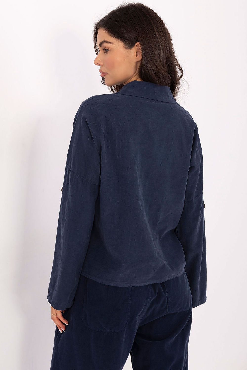  Langærmet skjorte model 220822 Italy Moda 