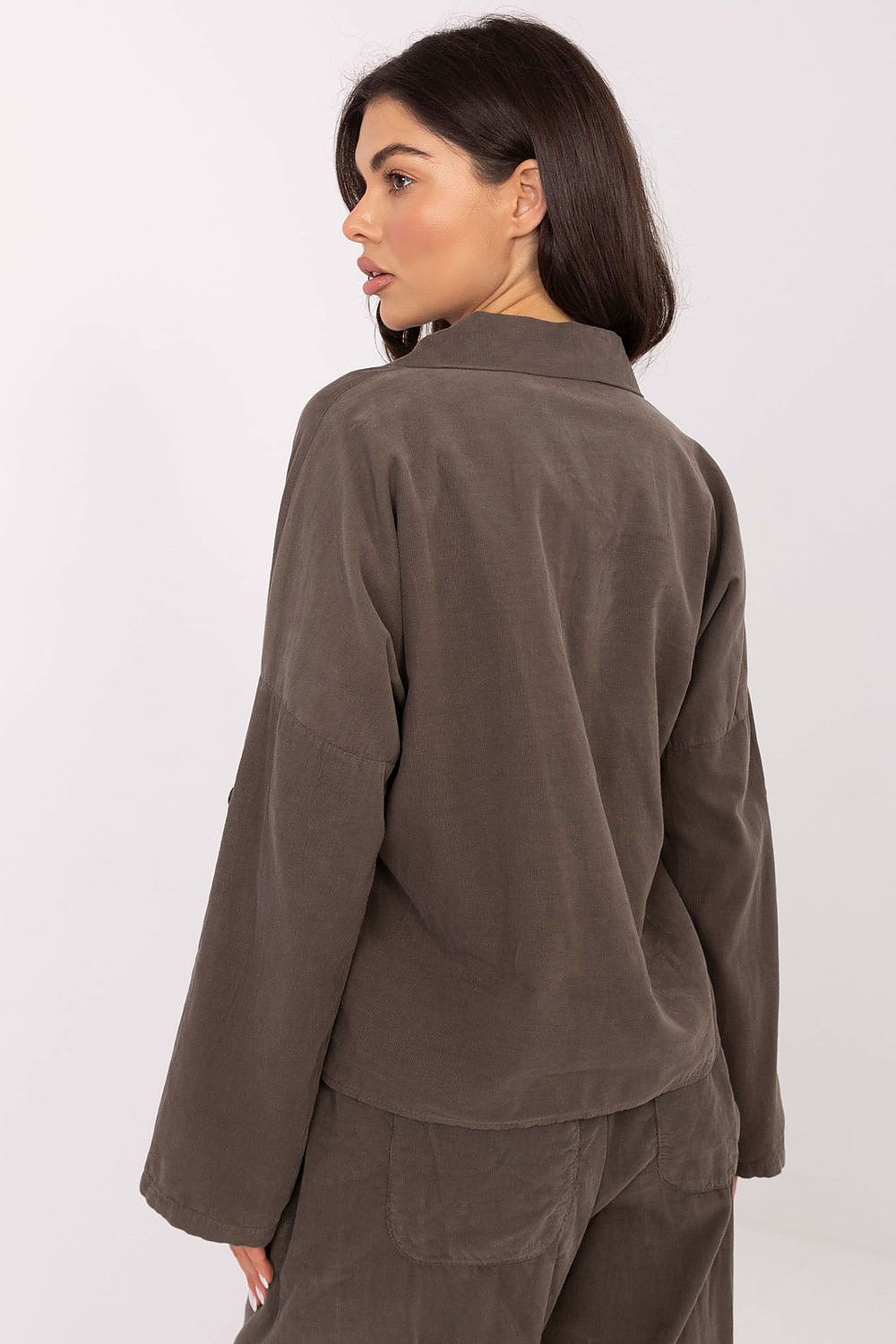  Langærmet skjorte model 220824 Italy Moda 