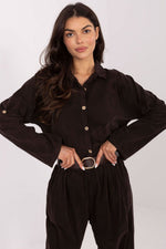  Langærmet skjorte model 220827 Italy Moda 
