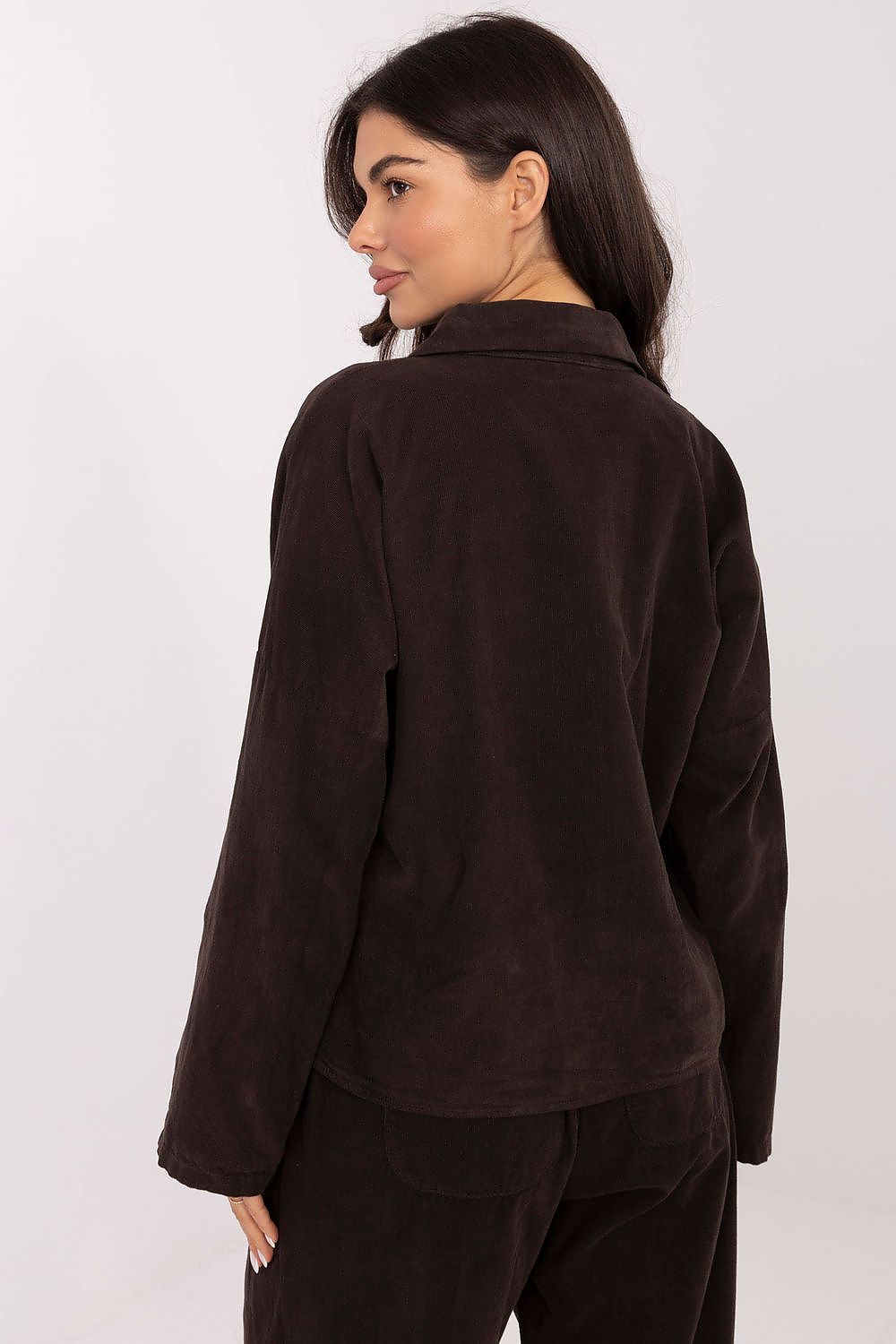  Langærmet skjorte model 220827 Italy Moda 