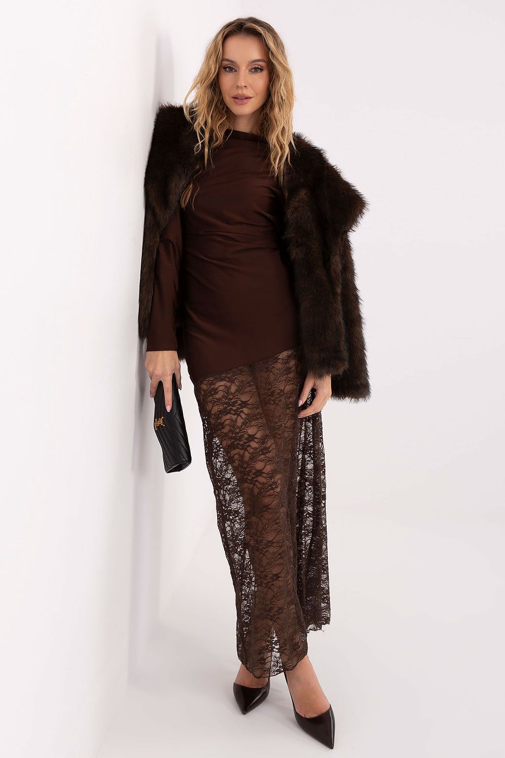  Lang kjole model 221056 Italy Moda 