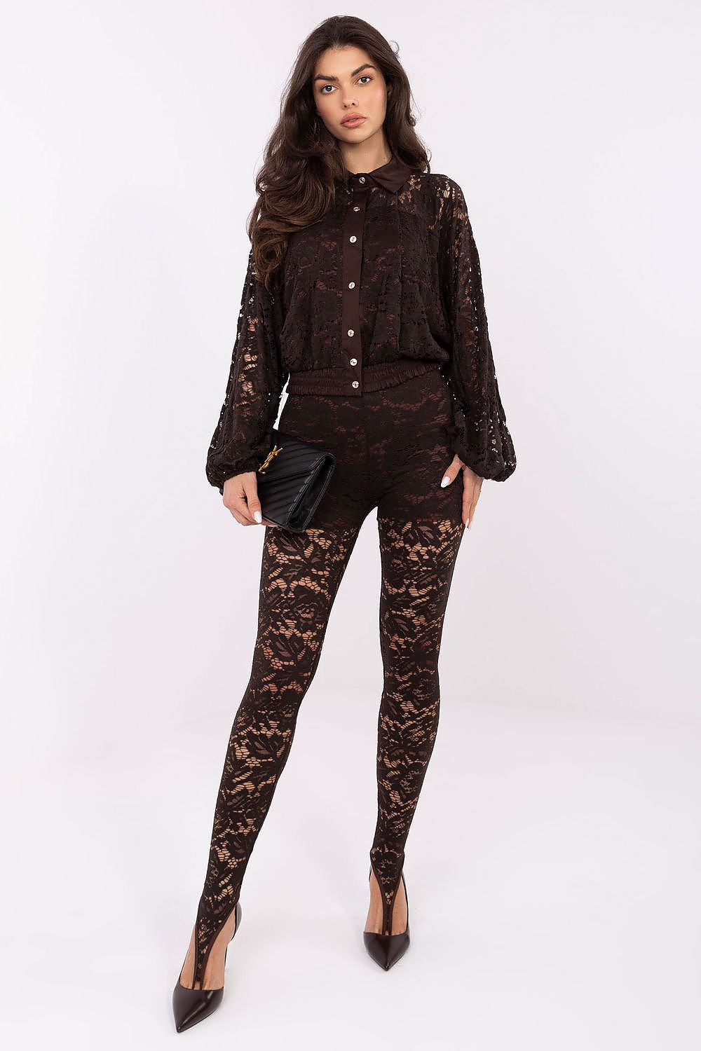  Langærmet skjorte model 221294 Italy Moda 