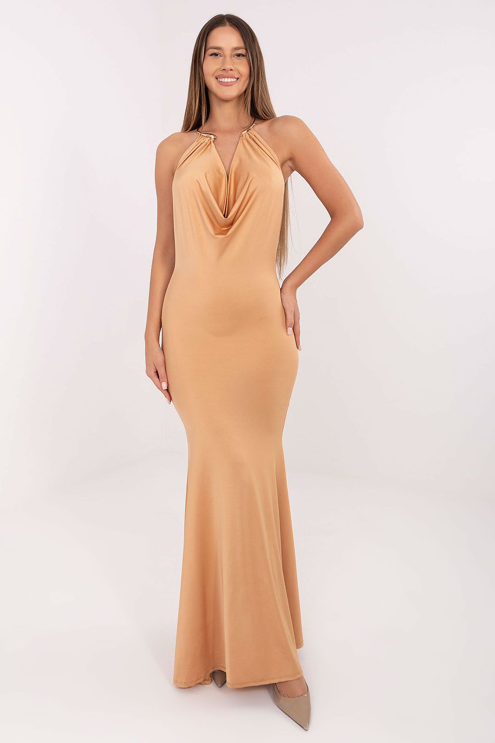  Lang kjole model 221318 Italy Moda 
