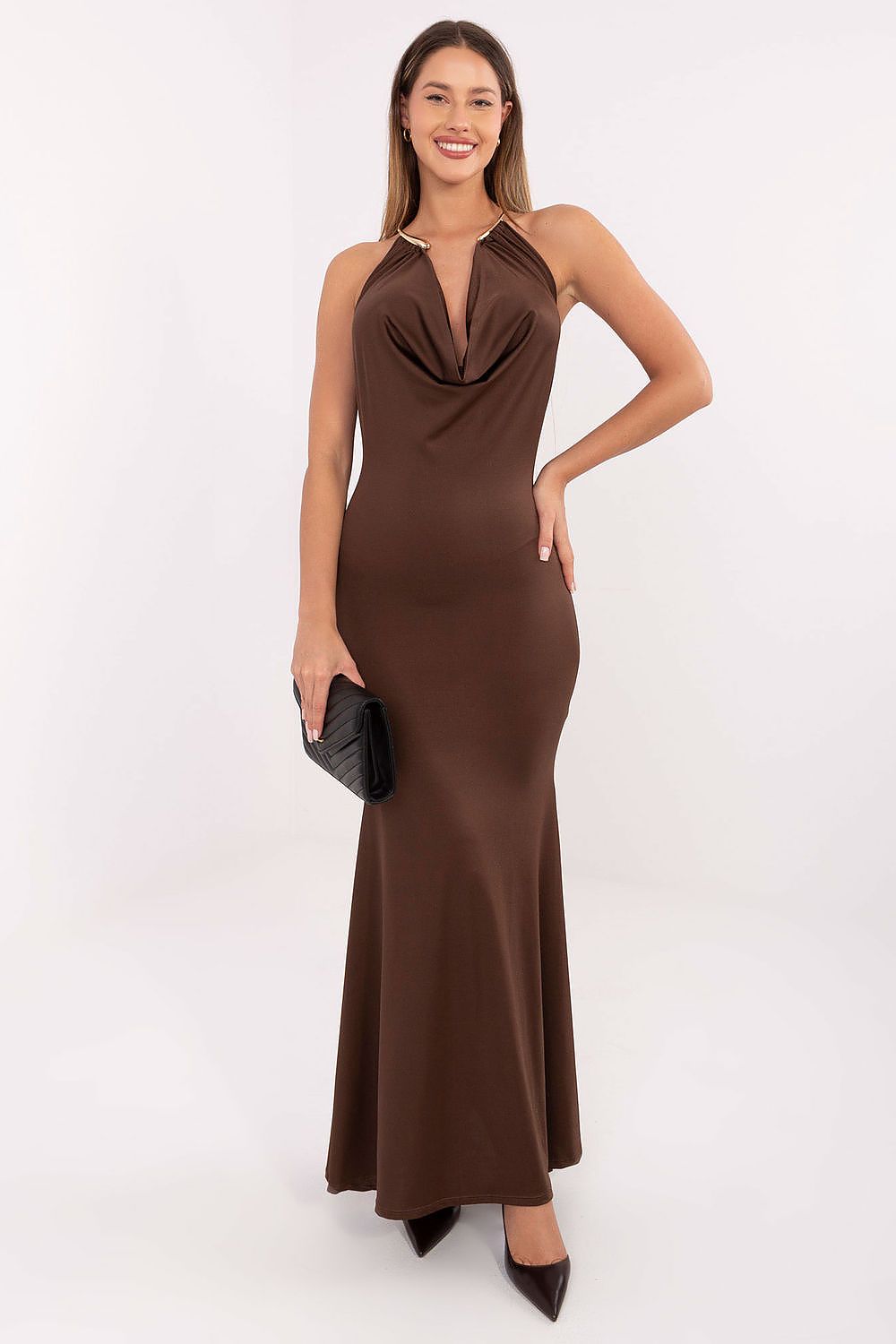  Lang kjole model 221321 Italy Moda 