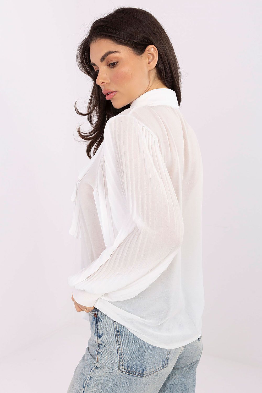  Langærmet skjorte model 221588 Italy Moda 