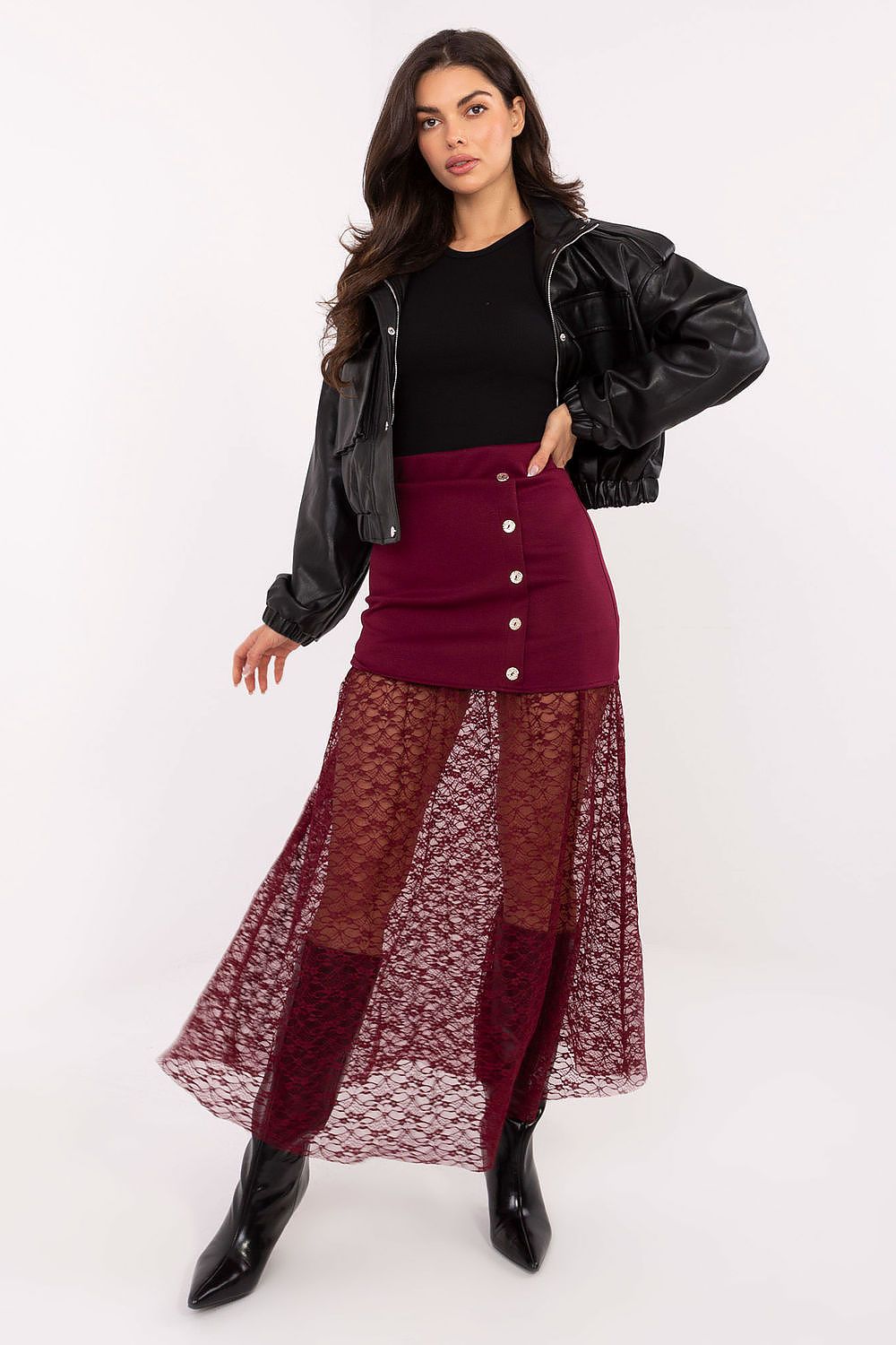  Blondenederdel model 221593 Italy Moda 