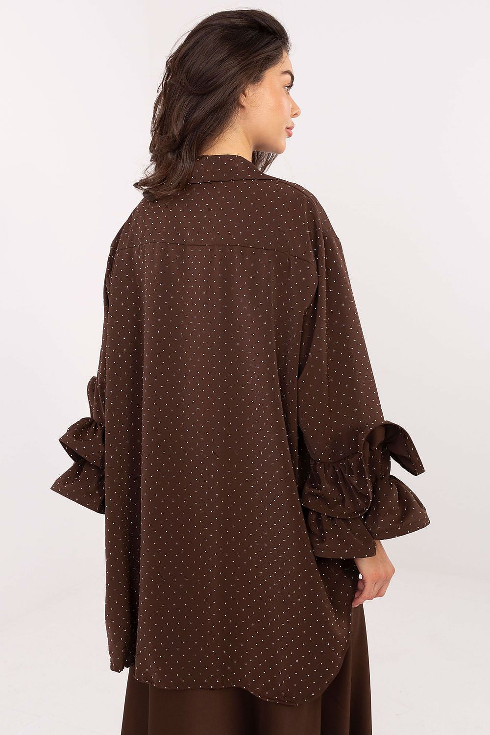  Langærmet skjorte model 222149 Italy Moda 