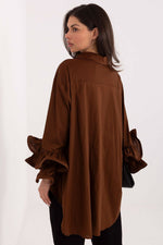  Langærmet skjorte model 222314 Italy Moda 