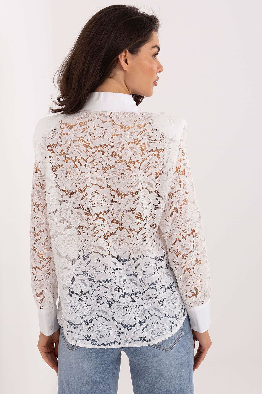  Langærmet skjorte model 222317 Italy Moda 