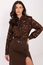 Langærmet skjorte model 222321 Italy Moda 