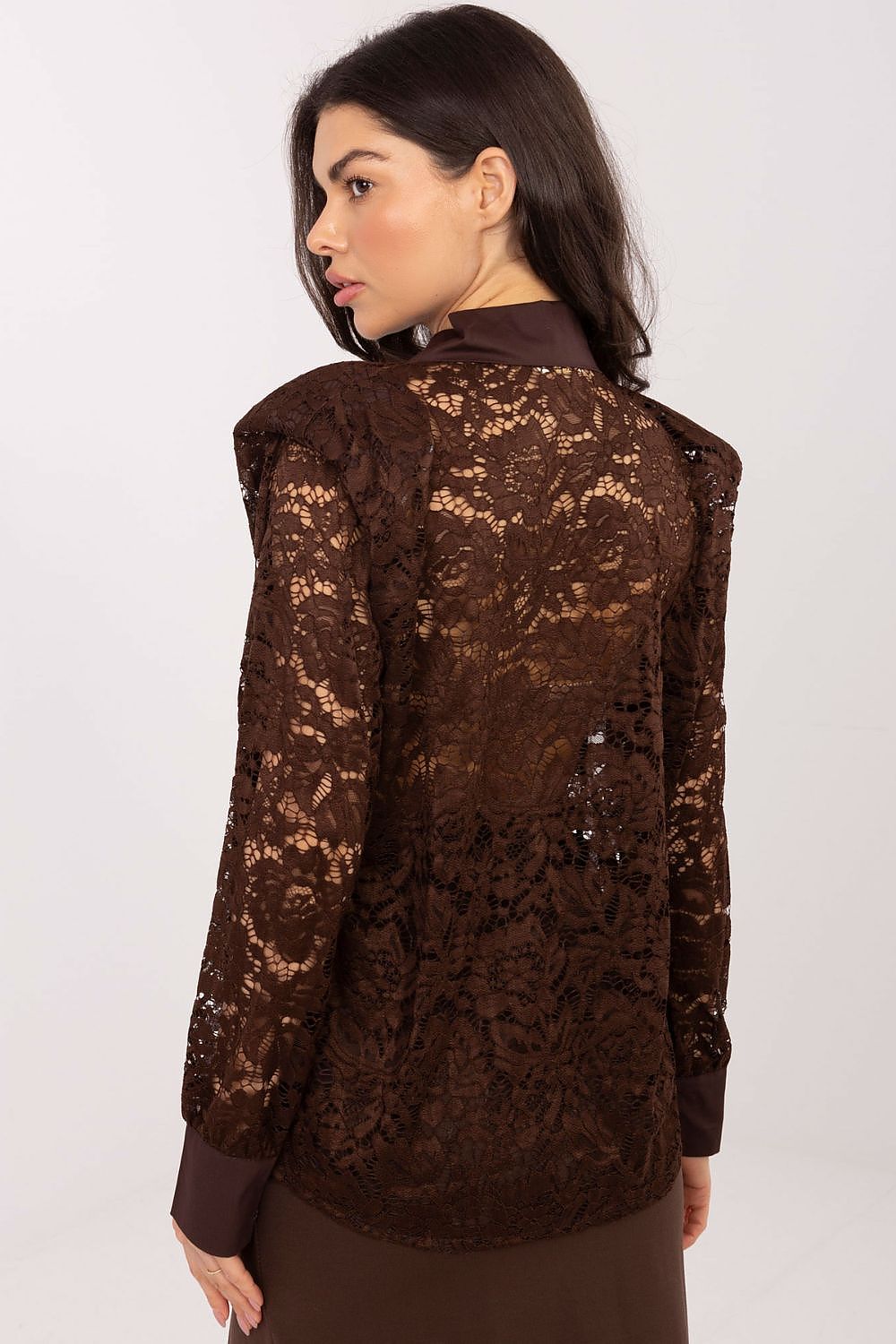  Langærmet skjorte model 222321 Italy Moda 