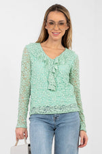  Blondebluse model 223839 Rue Paris 