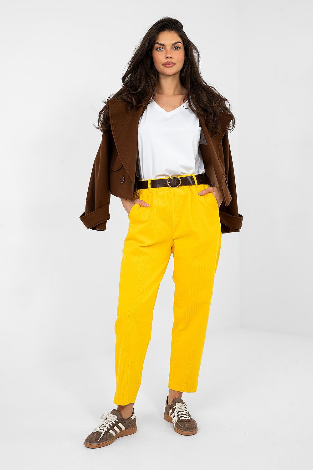  fløjlsbukser model 224052 Italy Moda 