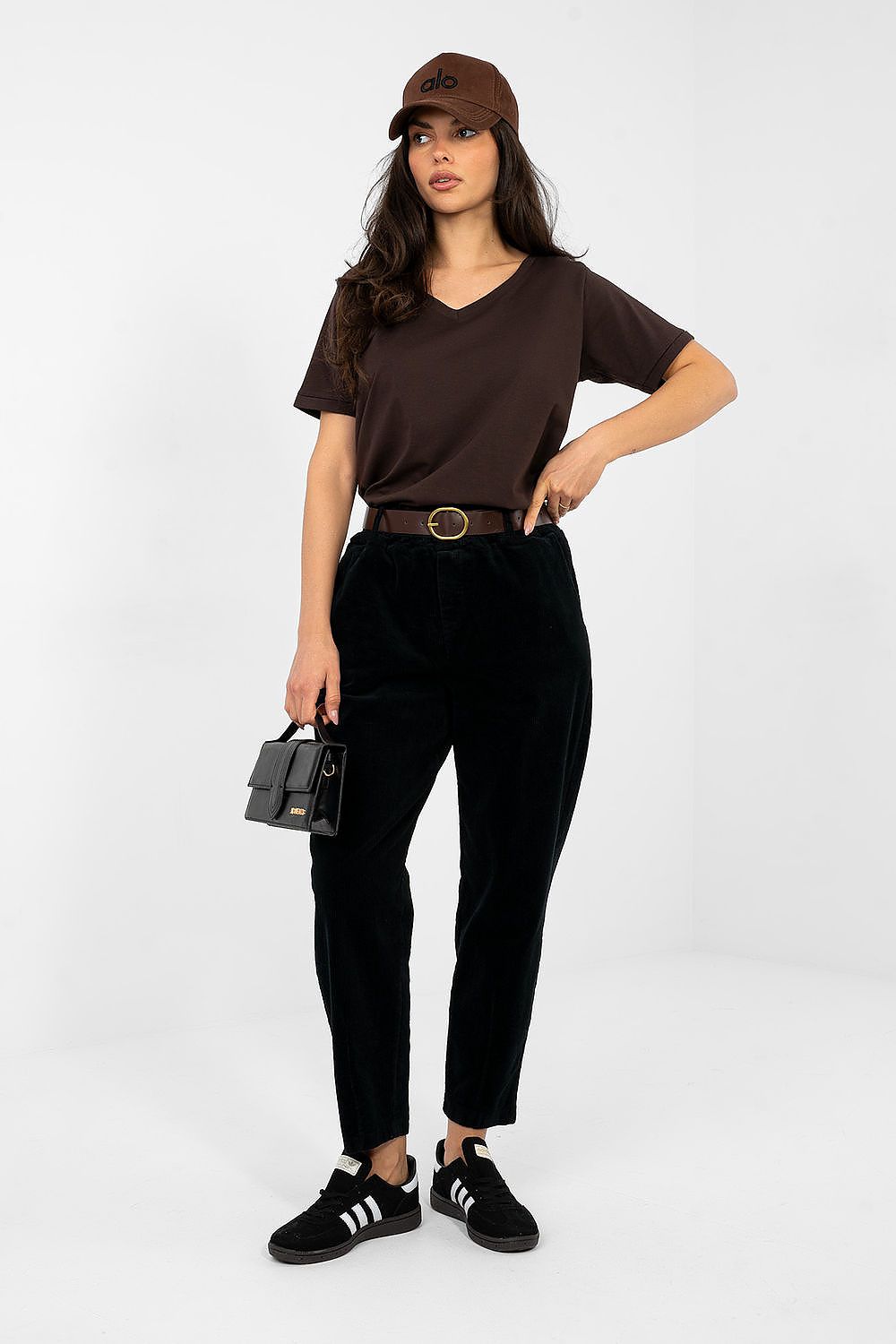  fløjlsbukser model 224056 Italy Moda 