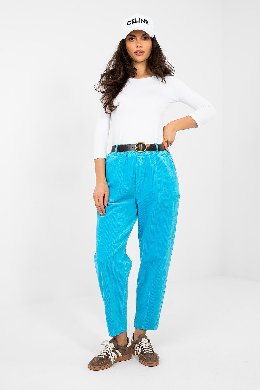  fløjlsbukser model 224057 Italy Moda 