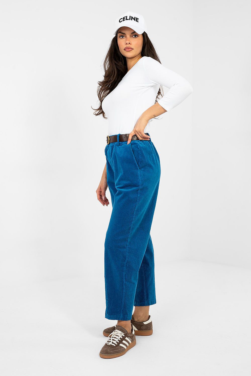  fløjlsbukser model 224058 Italy Moda 