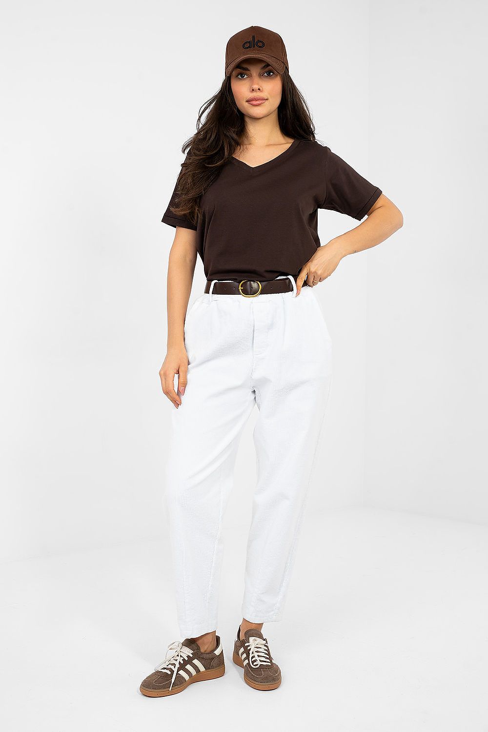  fløjlsbukser model 224060 Italy Moda 