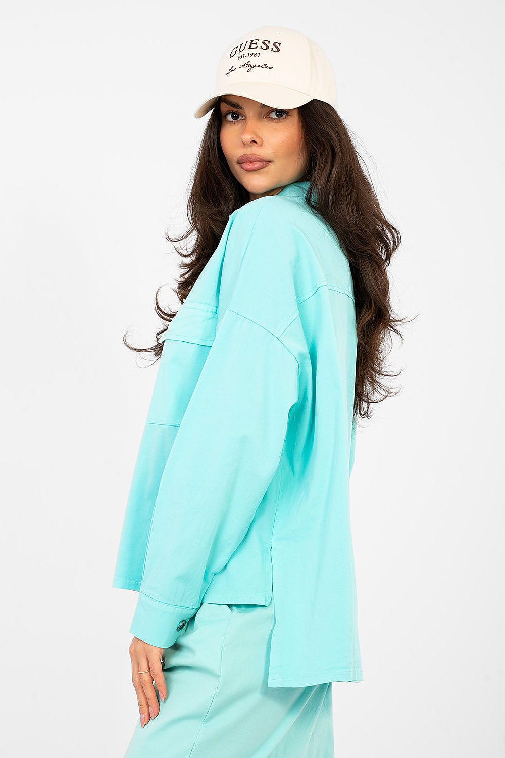  Langærmet skjorte model 224199 Italy Moda 