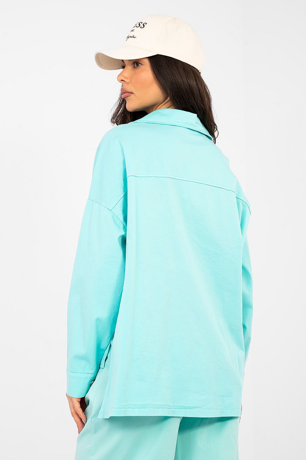  Langærmet skjorte model 224199 Italy Moda 