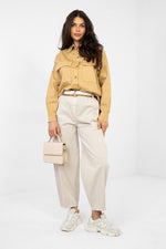  Langærmet skjorte model 224200 Italy Moda 