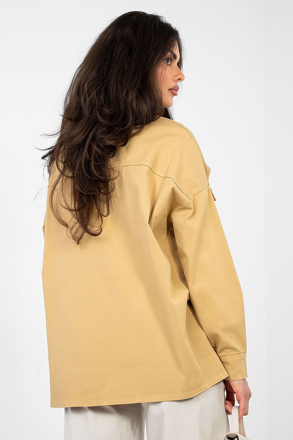  Langærmet skjorte model 224200 Italy Moda 