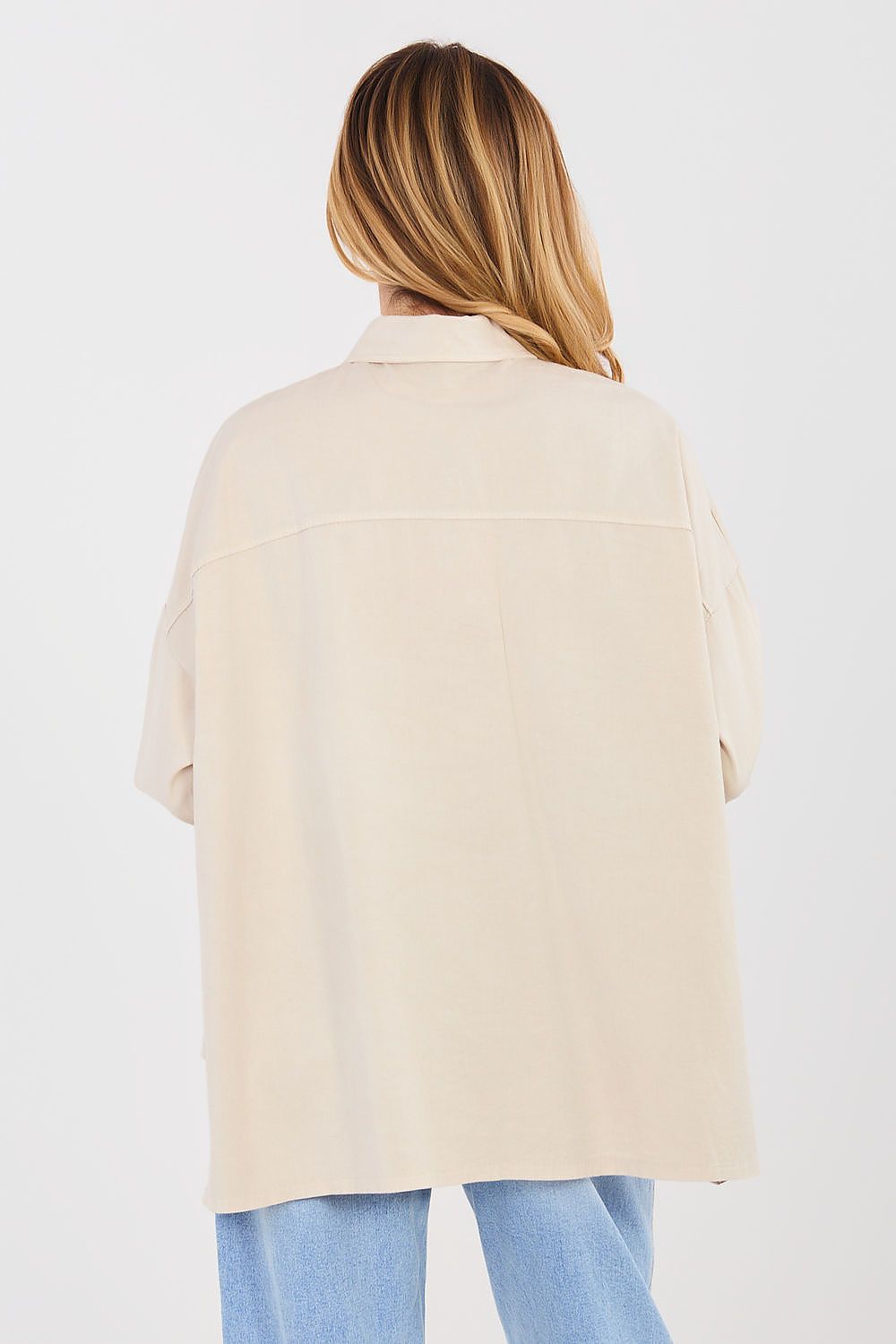  Langærmet skjorte model 224202 Italy Moda 