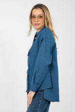 Langærmet skjorte model 224204 Italy Moda 