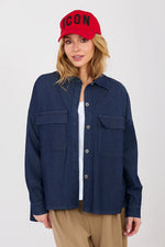  Langærmet skjorte model 224205 Italy Moda 