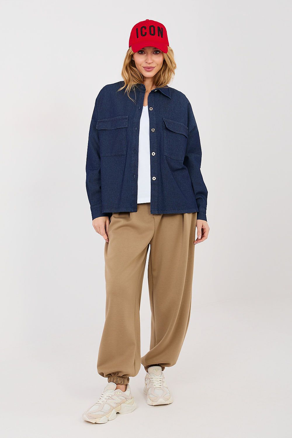  Langærmet skjorte model 224205 Italy Moda 