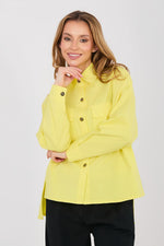  Langærmet skjorte model 224197 Italy Moda 
