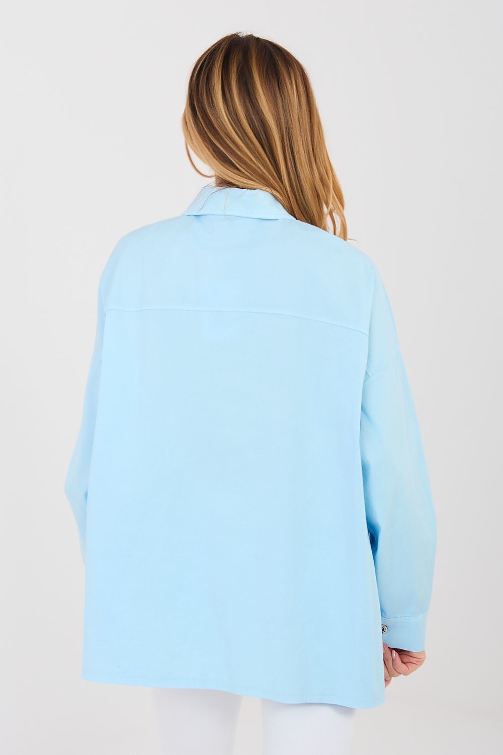  Langærmet skjorte model 224203 Italy Moda 