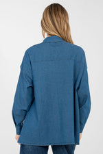  Langærmet skjorte model 224204 Italy Moda 