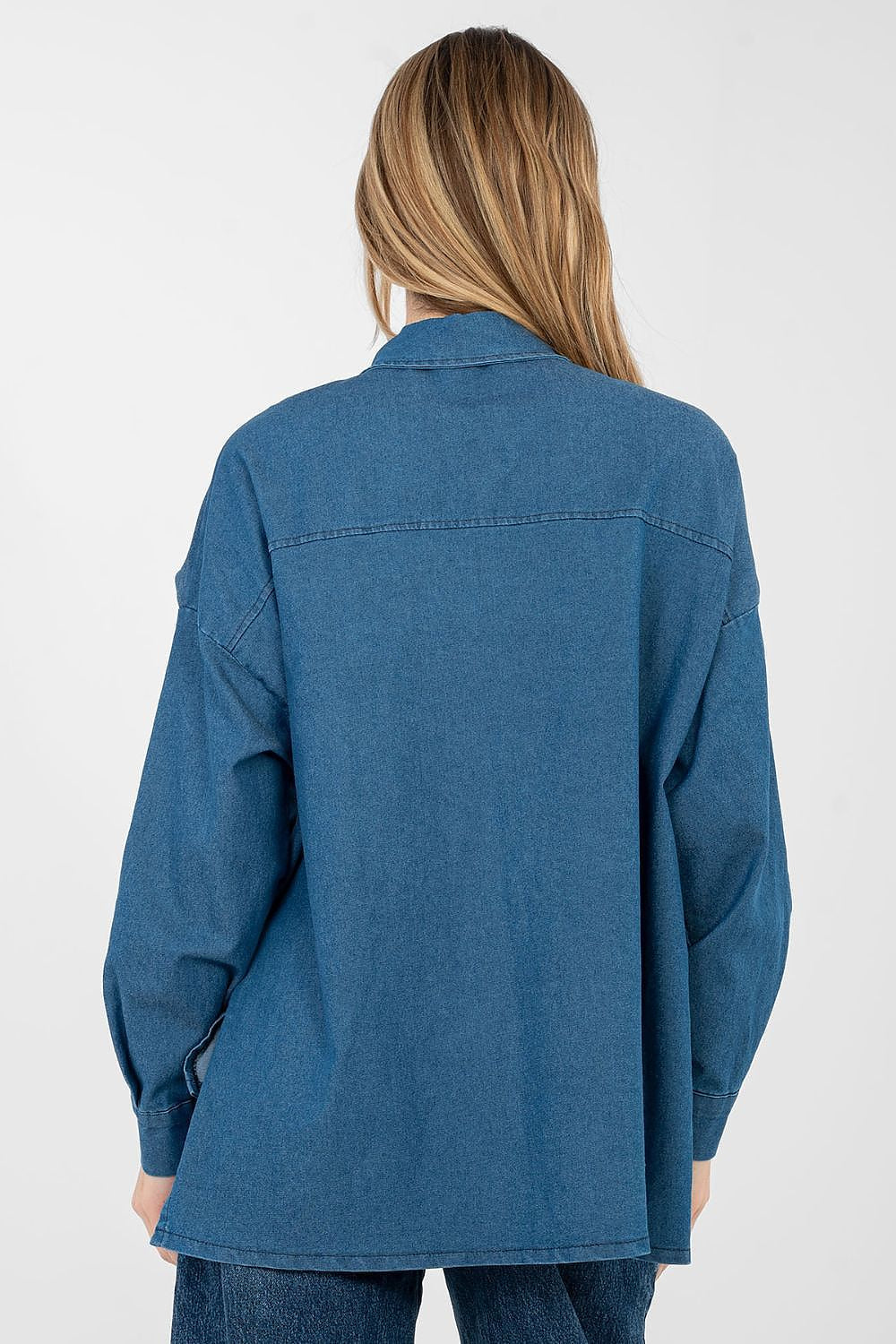  Langærmet skjorte model 224204 Italy Moda 