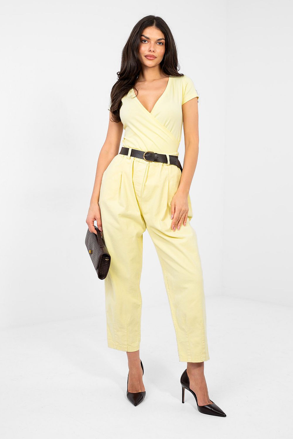  fløjlsbukser model 224382 Italy Moda 