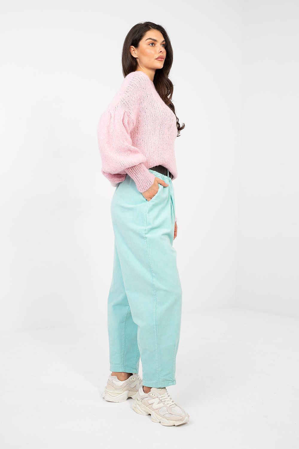  fløjlsbukser model 224385 Italy Moda 