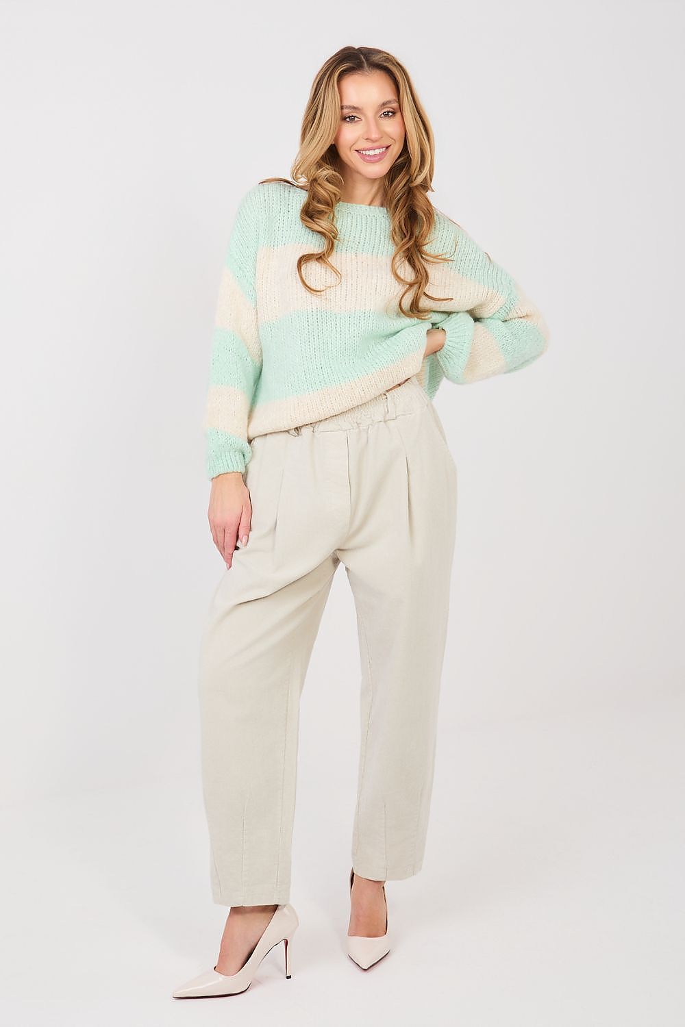  fløjlsbukser model 224386 Italy Moda 
