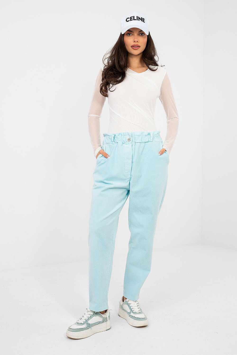  fløjlsbukser model 224842 Italy Moda 