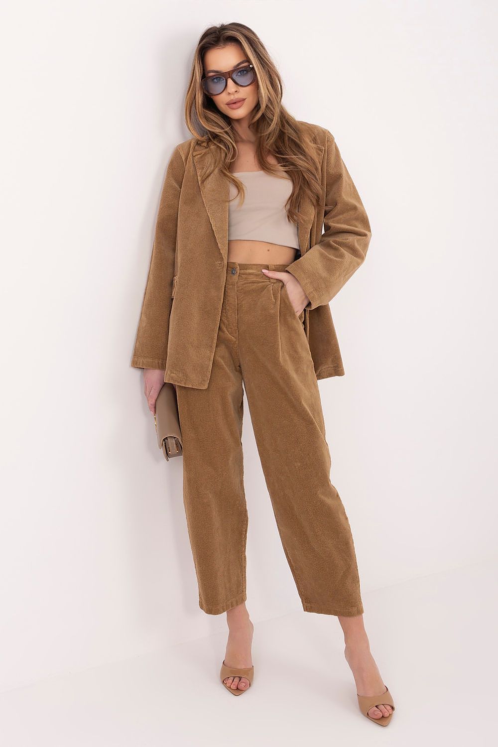  fløjlsbukser model 224996 Rue Paris 