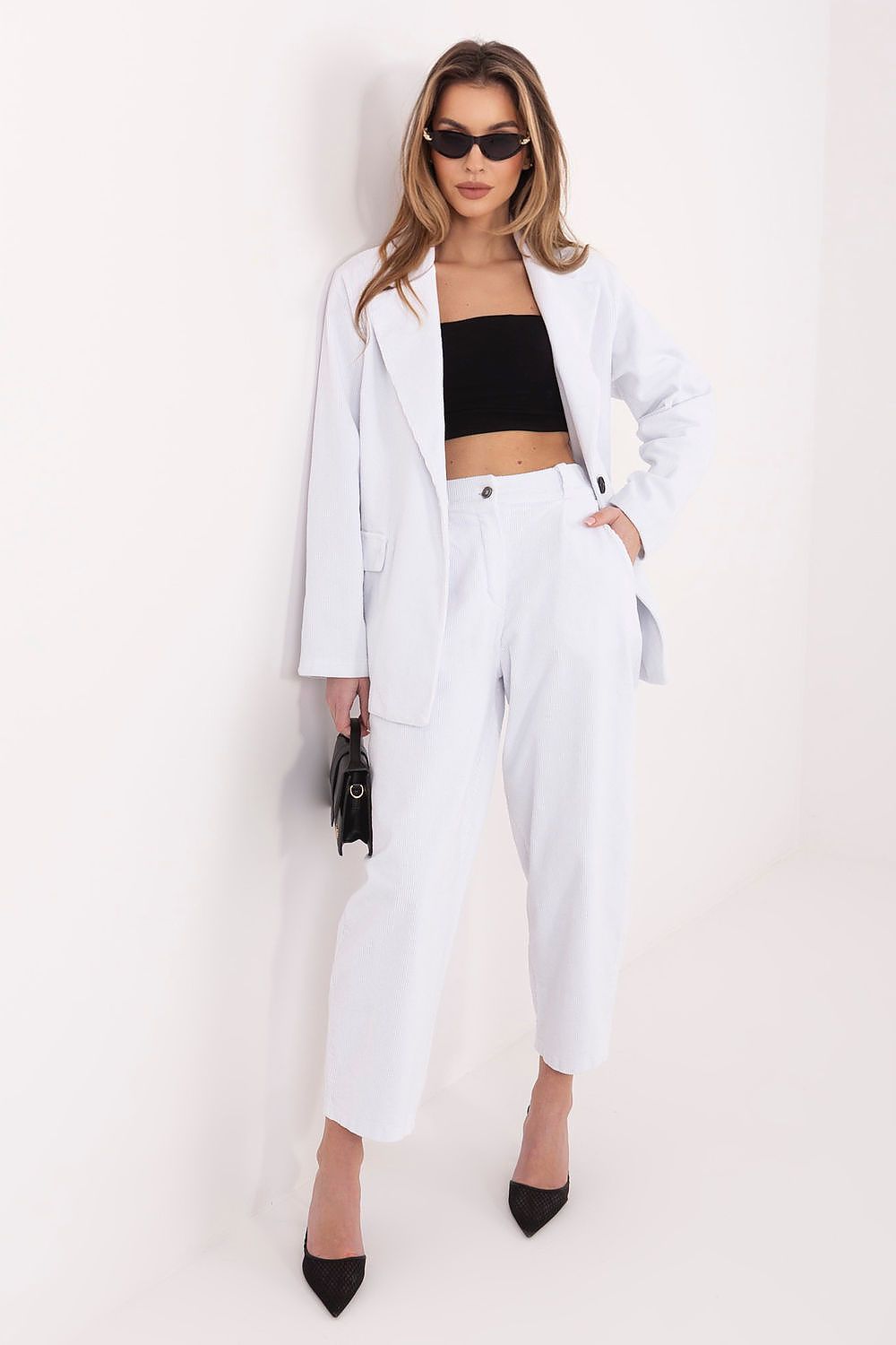  fløjlsbukser model 224997 Rue Paris 