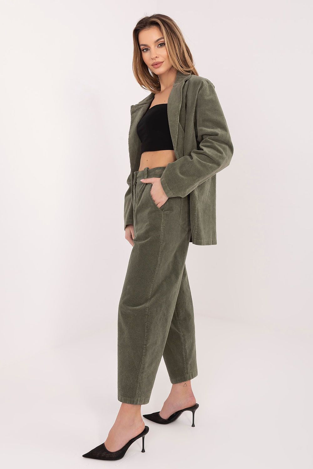  fløjlsbukser model 224998 Rue Paris 